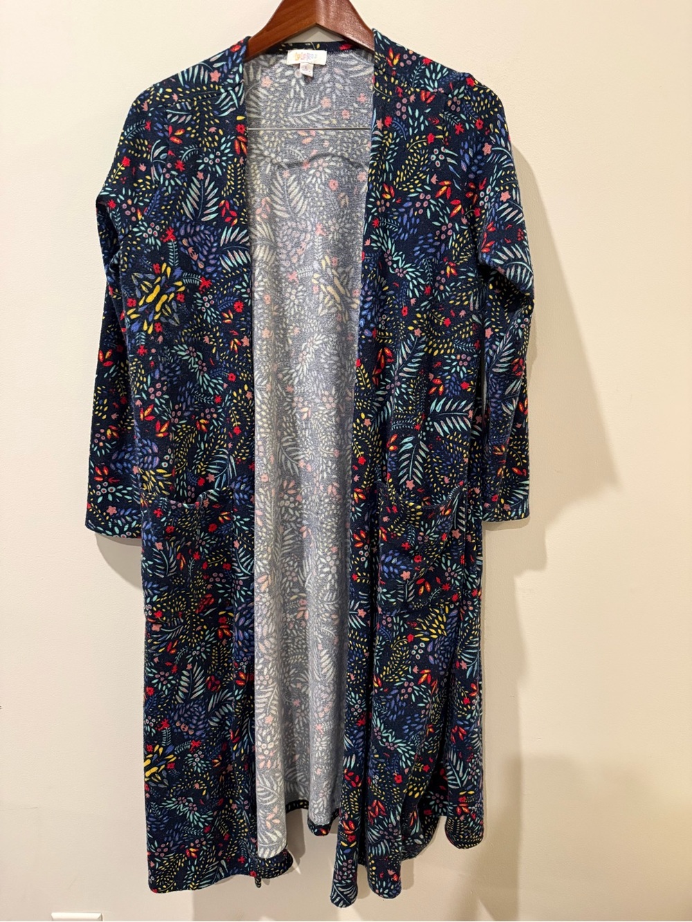 LuLaRoe Sarah Duster Cardigan Size L